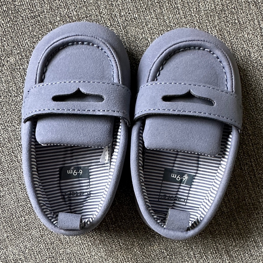 Carters soft baby penny loafers